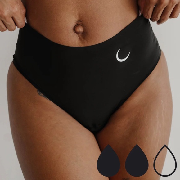 wild moon Other - Black High-Waisted Panties